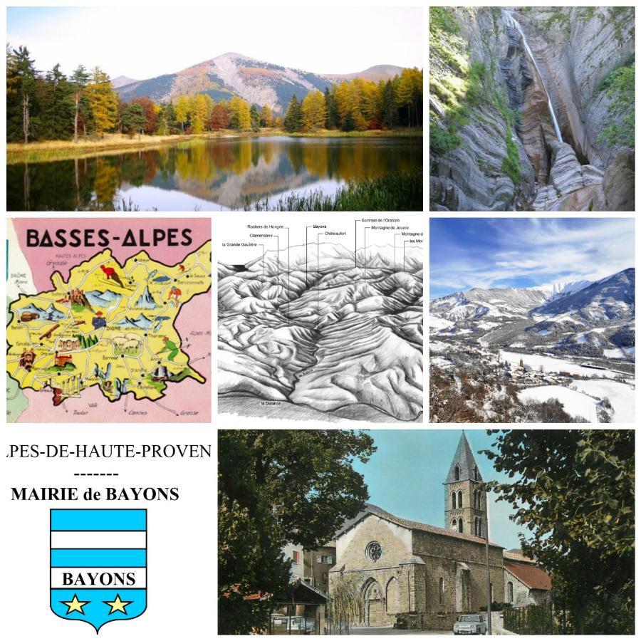 Gite La Taniere Des Alpes Bayons Exteriér fotografie